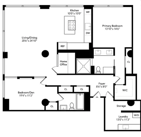 250 Mercer St #B706B707, New York, NY 10012