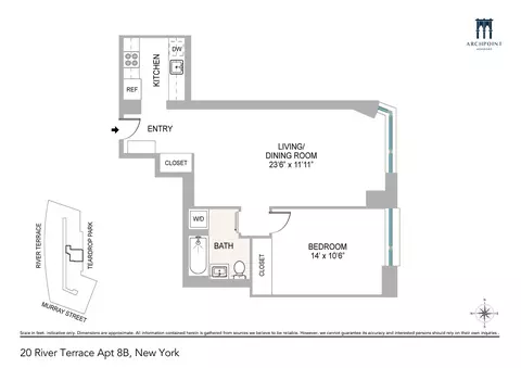 20 River Ter #8B, New York, NY 10282