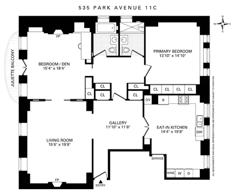 535 Park Ave #11C, New York, NY 10065