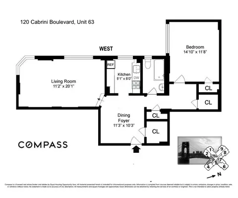 120 Cabrini Blvd #63, New York, NY 10033