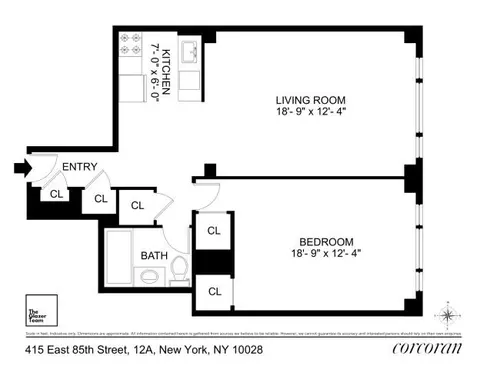 415 E 85th St #12A, New York, NY 10028