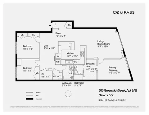 303 Greenwich St #8AB, New York, NY 10013