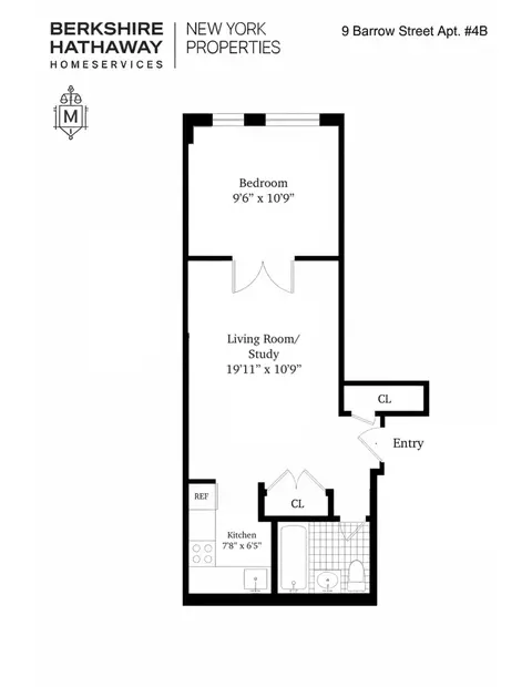 9 Barrow St #4B, New York, NY 10014
