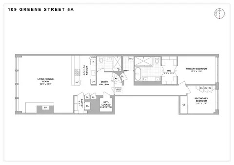 109 Greene St #5A, New York, NY 10012