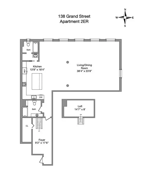 138 Grand St #2ER, New York, NY 10013