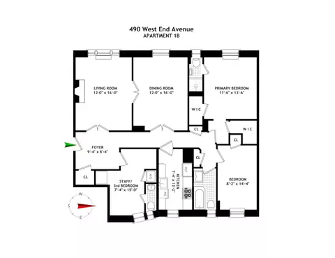 490 W End Ave #1B, New York, NY 10024