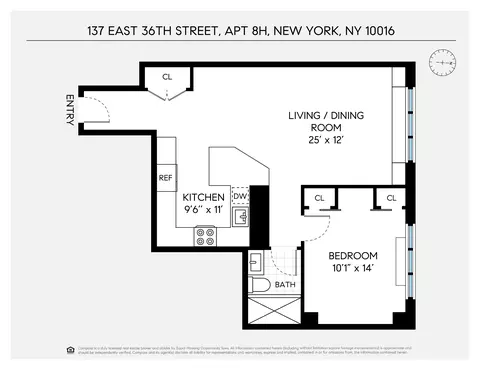 137 E 36th St #8H, New York, NY 10016