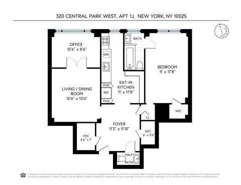 320 Central Park W #1J, New York, NY 10025