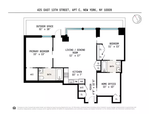 425 E 13th St #C, New York, NY 10009