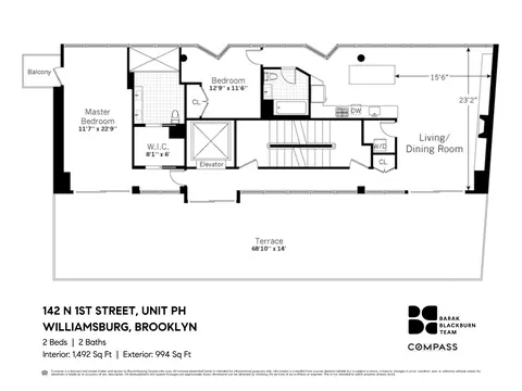 142 N 1st St #PH, Brooklyn, NY 11249