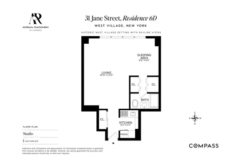 31 Jane St #6D, New York, NY 10014