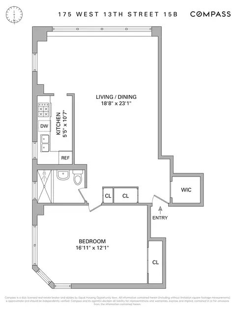 175 W 13th St #15B, New York, NY 10011