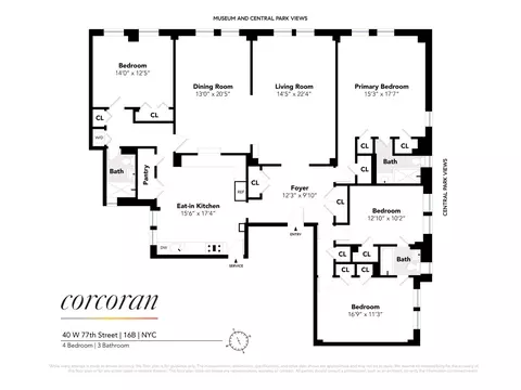 40 W 77th St #16B, New York, NY 10024