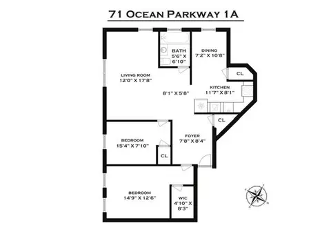 71 Ocean Pkwy #A-1, Brooklyn, NY 11218