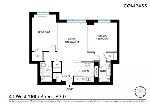40 W 116th St #A307, New York, NY 10026