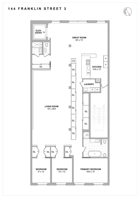 144 Franklin St #3, New York, NY 10013