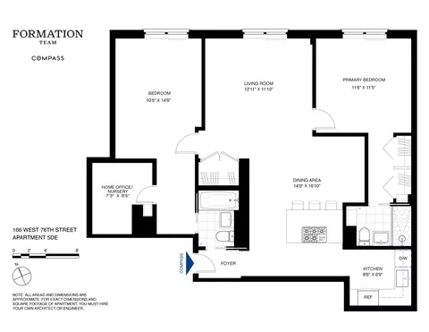 166 W 76th St #5DE, New York, NY 10023