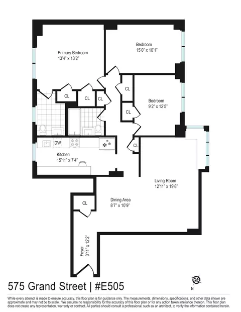 575 Grand St #E505, New York, NY 10002