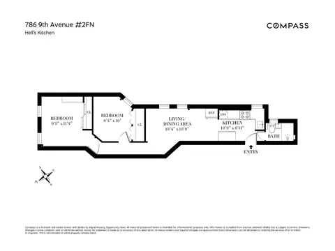 786 9th Ave #2FN, New York, NY 10019