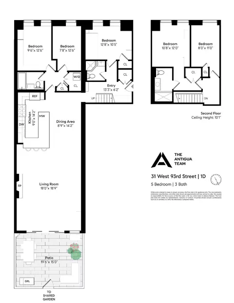 31 W 93rd St #1D, New York, NY 10025