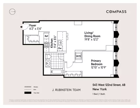 543 W 122nd St #6B, New York, NY 10027