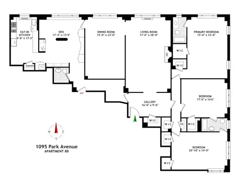1095 Park Ave #8B, New York, NY 10128