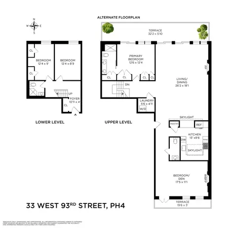 33 W 93rd St #PH4P, New York, NY 10025