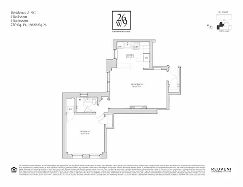 26 W 9th St #7-C, New York, NY 10011