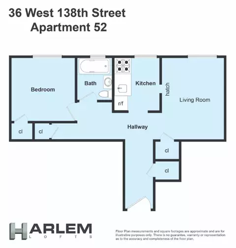 36 W 138th St #52, New York, NY 10037