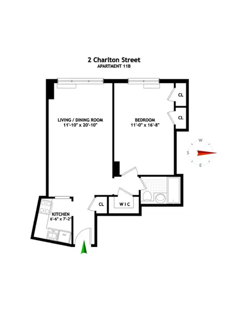 2 Charlton St #11B, New York, NY 10014