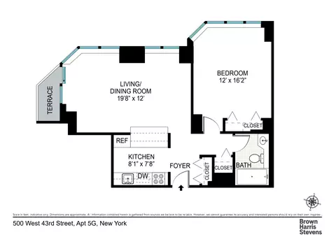 500 W 43rd St #5G, New York, NY 10036