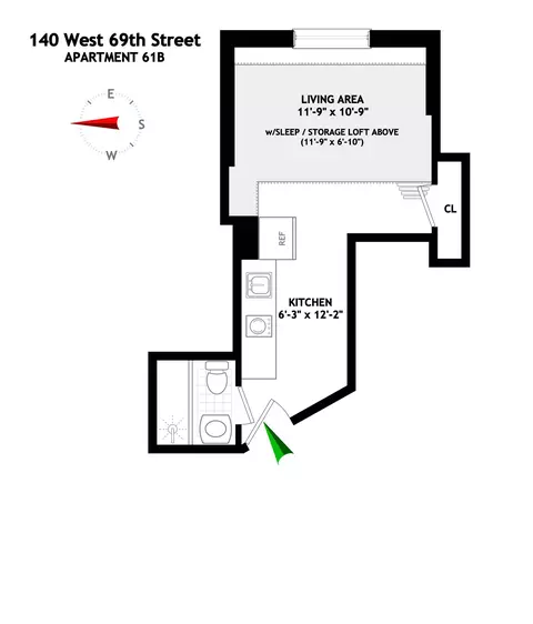 140 W 69th St #61B, New York, NY 10023