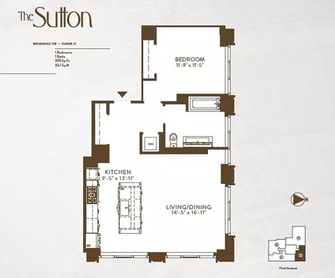 959 1st Ave #17B, New York, NY 10022
