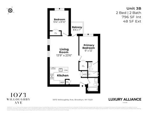 1073 Willoughby Ave #3B, Brooklyn, NY 11221