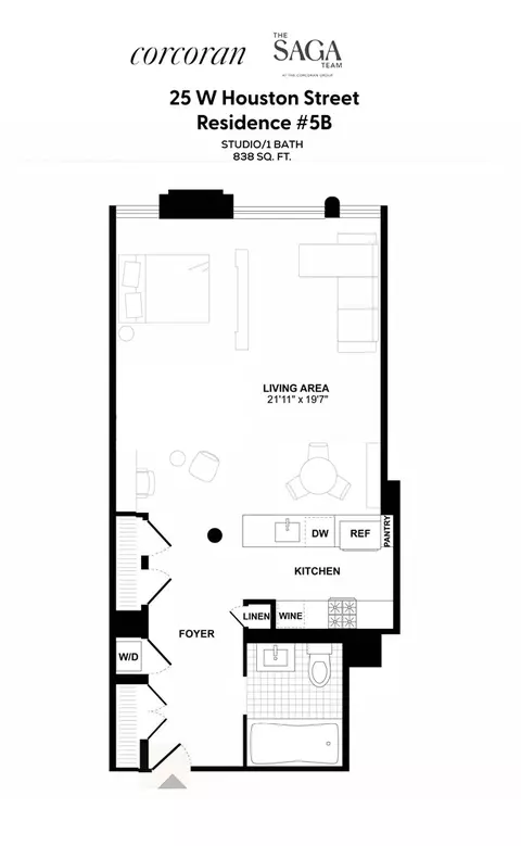 25 W Houston St #5B, New York, NY 10012