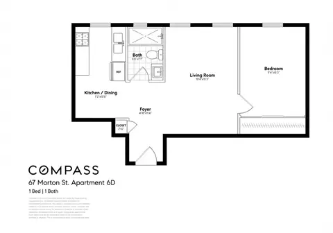 67 Morton St #6D, New York, NY 10014