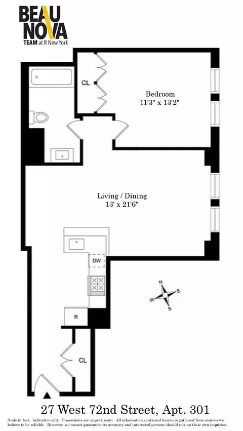 27 W 72nd St #301, New York, NY 10023