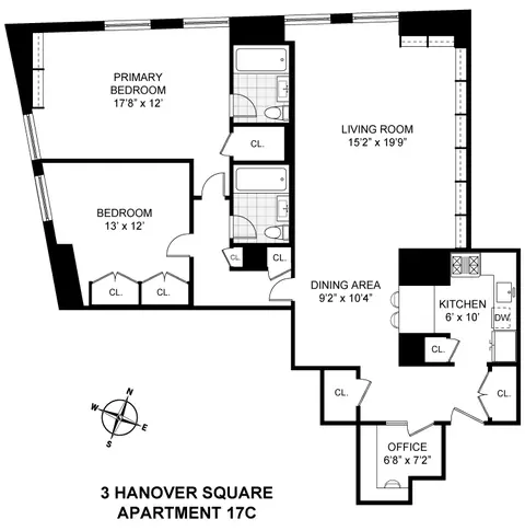 3 Hanover Sq #17C, New York, NY 10005
