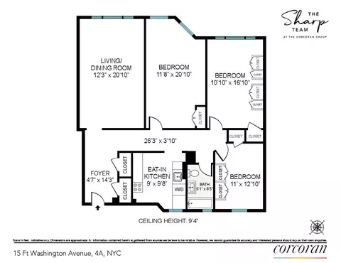 15 Fort Washington Ave #4A, New York, NY 10032