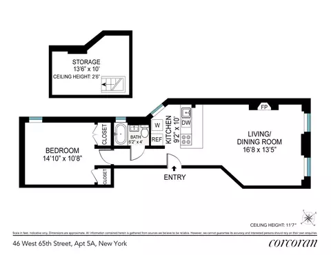 46 W 65th St #5A, New York, NY 10023