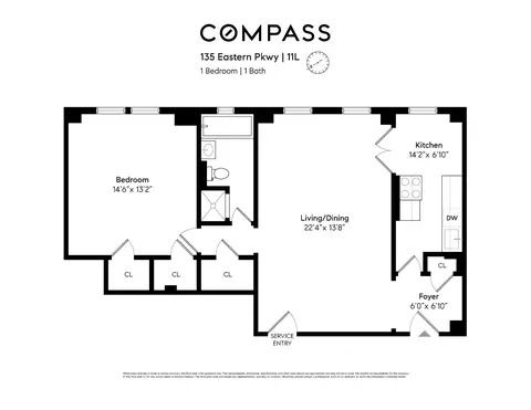 135 Eastern Pkwy #11L, Brooklyn, NY 11238