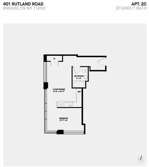 401 Rutland Rd #2C, Brooklyn, NY 11203