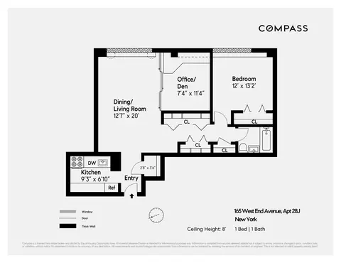 165 W End Ave #28J, New York, NY 10023