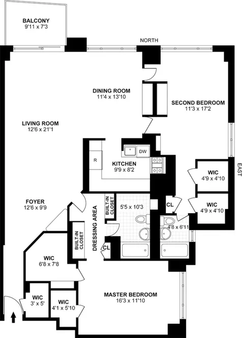 400 E 56th St #27H, New York, NY 10022