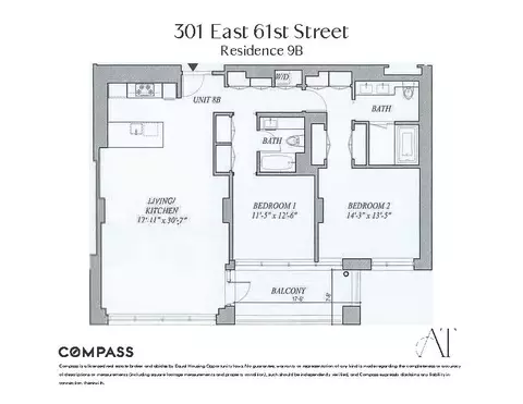 301 E 61st St #10B, New York, NY 10065