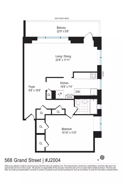 568 Grand St #J2004, New York, NY 10002