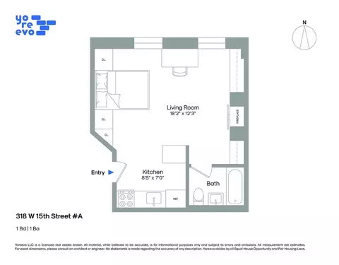 318 W 15th St #A, New York, NY 10011