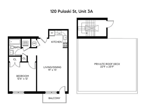 120 Pulaski St #3A, Brooklyn, NY 11206