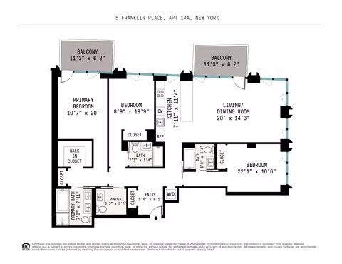 5 Franklin Pl #14A, New York, NY 10013