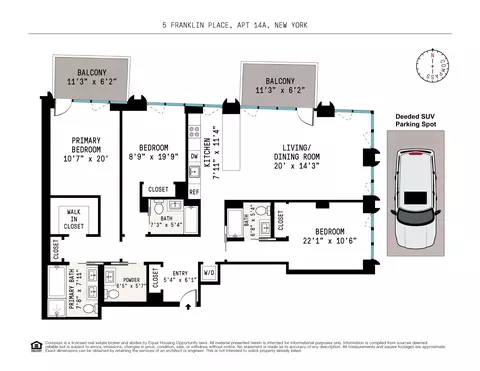 5 Franklin Pl #14A, New York, NY 10013